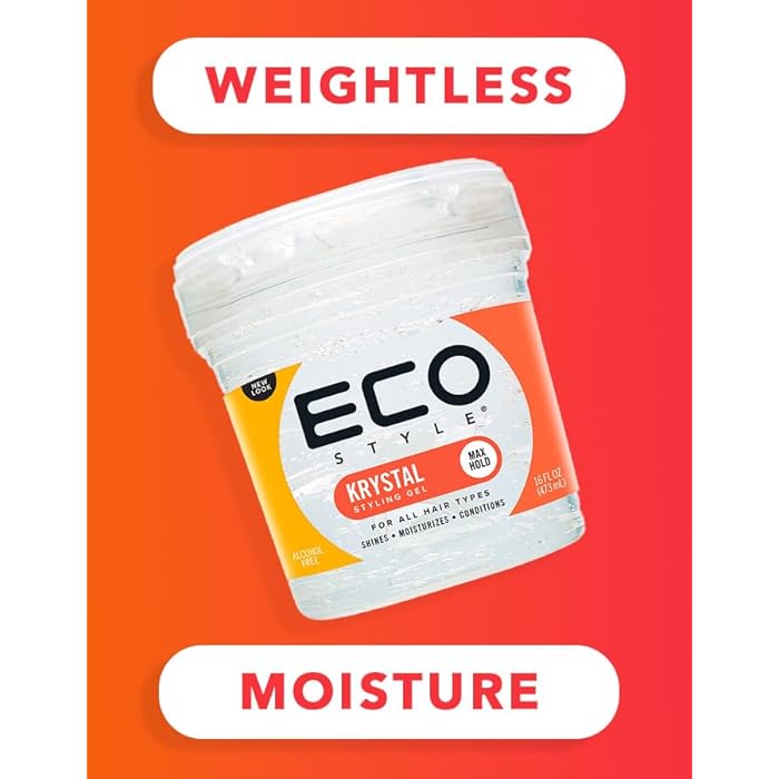 Eco Style Krystal Styling Gel, Clear, 473 ml - Image 4